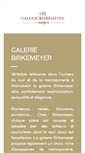 Mobile Screenshot of galerie-birkemeyer.com